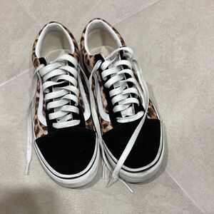 Vans Leopard Print Sneakers